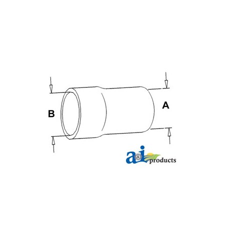 A & I Products Radiator Hose, Lower 4" x2" x2" A-1252883C1